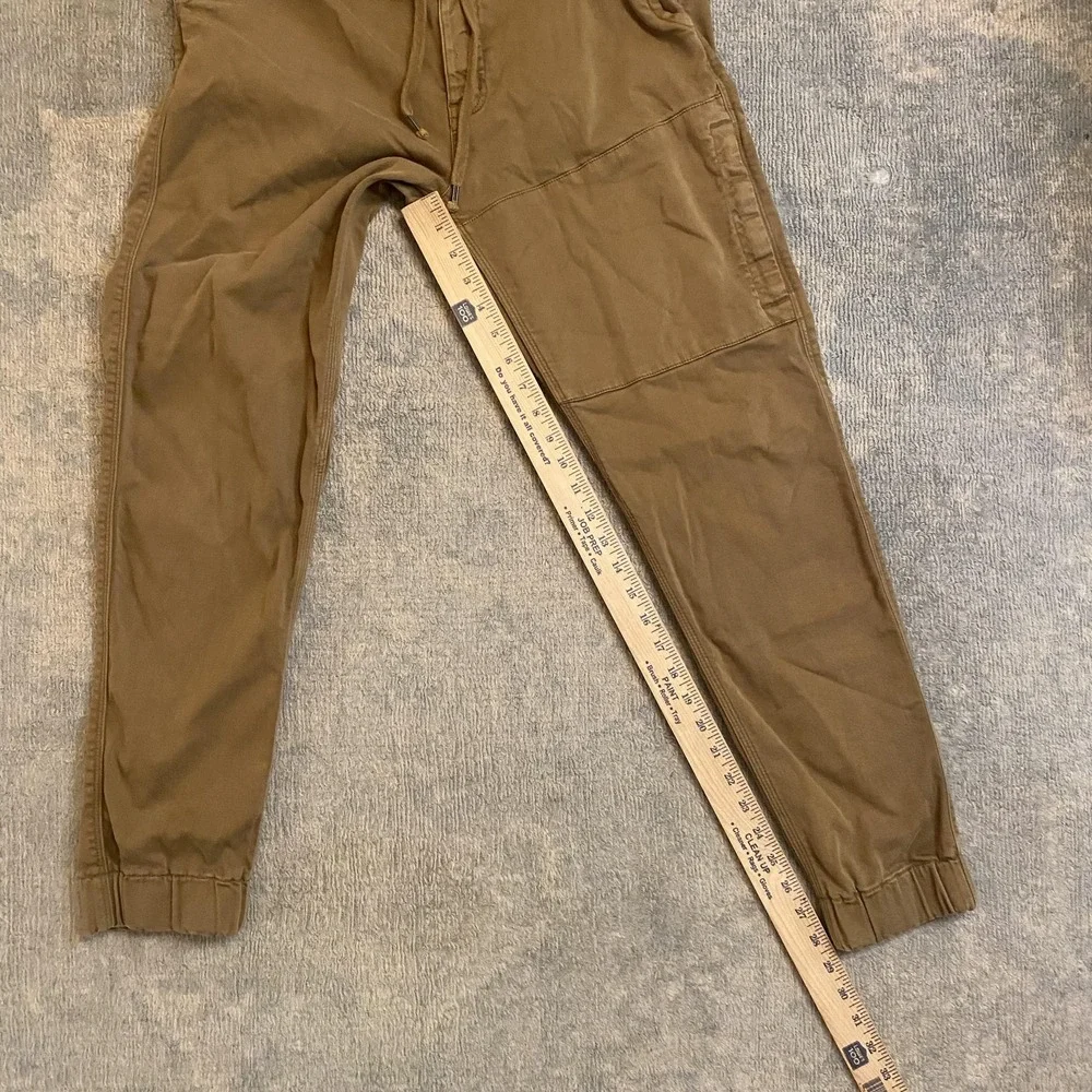 DU/ER Pants Mens 34x29 Brown N2X Slim Fit Jogger Stretch Casual Tapered Cuffed